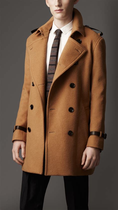 burberry cashmere trench coat men's.